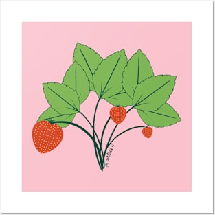 strawb Posters and Art